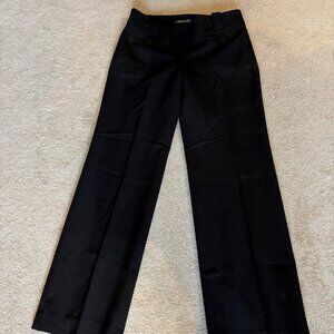 Ann Taylor Petites Signature Fit (just below waist) Black Pants